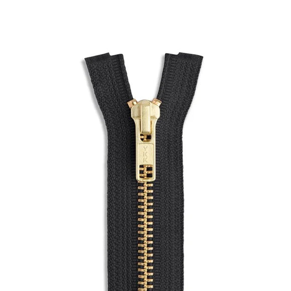 YKK #5 Brass Jacket Zipper - Premium Zippers from Herdzco Supplies - Just $20.99! Shop now at Herdzco Supplies