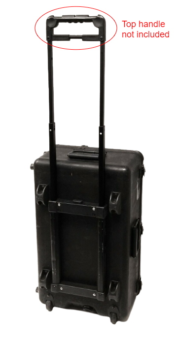 Retractable 3-Stage Pull Handle for Hinged Prepper Storage Rolling Cases - Premium Pull Handle from Herdzco Supplies - Just $39.99! Shop now at Herdzco Supplies