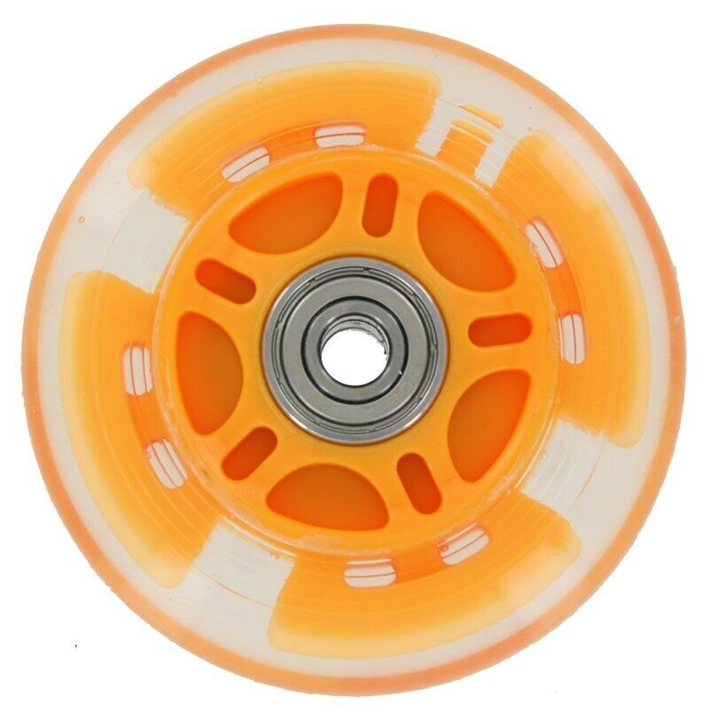LED Inline Roller Skate Wheels With Ball Bearings -1 Pair