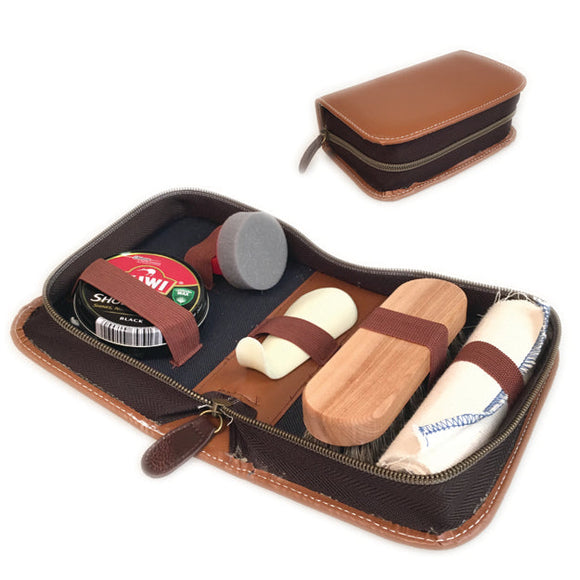 Heritage Collection Premium Leather Travel Kit - Premium Travel Kit from Herdzco Supplies - Just $27.99! Shop now at Herdzco Supplies