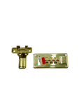 Replacement 2.5" Combination 3-Dial Locks with Hasps Brass Metal - Premium Locks & Latches from Herdzco Supplies - Just $25.99! Shop now at Herdzco Supplies
