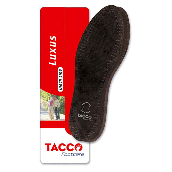 Tacco #713 Luxus Black Leather Insole - 1 Pair - Premium Insoles from Herdzco Supplies - Just $15.99! Shop now at Herdzco Supplies
