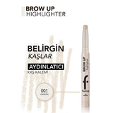 Flormar Brow Up Soft Texture Shimmer Brow Highlighter Pencil 001 Diamond