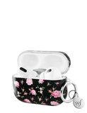 Black and Pink Floral AirPods