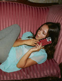 Polka Dot | Burgundy and Cream iPhone Case