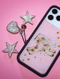 Rhinestone Star Charm | White
