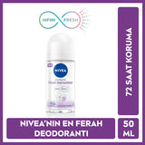 Nivea Fresh Sensation Women's Roll On Deodorant 1.69oz - Long Lasting