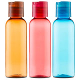 Eklips Colorful 3-Piece Travel Bottle Set for Toiletries