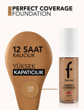 Flormar Perfect Coverage High Pigment SPF15 Foundation 30ml