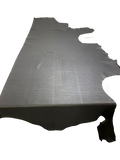Black Perforated Natural Grain Deer-Tanned Cowhide –  Full Aniline Finish, 1.1–1.3 mm (3 oz), ~20 Sq Ft