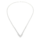 7.00ct Diamond Tennis Necklace 14KT White Gold