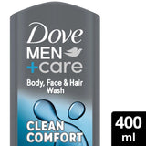 Dove Men +Care Clean Comfort Hydrating Body Wash 400 ml