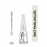 Flormar Pearly Intense Pigmented Nail Polish - Luxury White | 0.34 fl oz