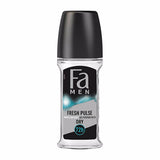 Fa Men Fresh Pulse Deodorant Roll-On 1.7 oz - Energizing Scent | 50ml