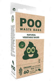 M-Pets Natural Plant-Based Waste Bags Leak-Proof 60 Count