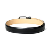 Eclipse Black Leather Belt