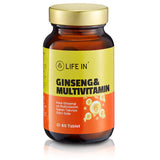 Ginseng & Multivitamin Tablets 60 Count - Daily Support | Life In