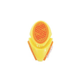 M-Pets Dental Squeaky Ruby Ball Dog Toy with Brush 11cm