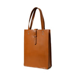 Chestnut Elegance Leather Tote