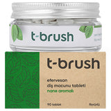 T-Brush Spearmint Toothpaste Tablets with Fluoride - Eco-Friendly