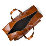 Buffalo Leather Tennis Duffle Bag