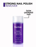 Flormar Grape Seed Oil Nail Polish Remover Strong Effect 125ml