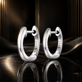 925 Sterling Silver Plated Black Gold Earrings for Women