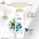 Dove Ultra Care Aloe Vera Anti-Dandruff Shampoo: Soothe Itchy, Dry Scalp & Eliminate Flakes with Natural Tea Tree Oil - Vegan & Paraben Free
