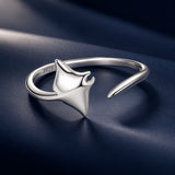 925 Sterling Silver & Plated White Gold 1.7mm Ring for Men