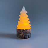 Petrix LED Candle Set with Christmas Tree Decoration - Flameless Candles for Ambiance and Safety