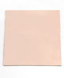 Natural Veg Tan Tooling Cowhide – Raw & Undyed, Firm Temper, 1.2–1.6 mm (3–4 oz), Pre-Cut Leather Sheets (12" × 12")