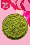 Mim and More Raspberry & Strawberry Matcha Raspberry and Strawberry Flavored Matcha, 25 gr