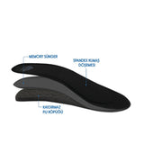 Tabanex Men's Memory Foam Comfort Insoles 1 Pair