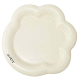 M-Pets Pawsy Ceramic Pet Bowl White for Food and Water 100ml