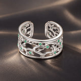 S925 Sterling Silver Pavé Setting CZ Ring