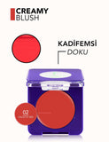 Flormar Metaglam Creamy Compact Blush with Matte Finish