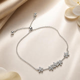 925 Sterling Silver Bracelet 22cm for Women