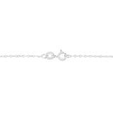 10K White Gold 1/3 Cttw Round-Cut Diamond Bezel 18" Pendant Necklace (J-K Color, I1-I2 Clarity)