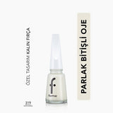 Flormar Nail Enamel Intensive Pigmented Polish 319 White Dance | Premium Quality