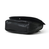The Croco Satchel- Black