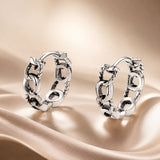 925 Sterling Silver Oxidized Earrings for Women