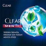 Clear Men Dandruff Care Shampoo - 13.5 Fl Oz | Deep Cleansing