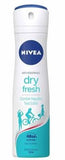 Nivea Dry Fresh Women's Deodorant Spray - 48-Hour Odor Protection, Long Lasting Dry & Fresh Feeling - 5.07 fl oz