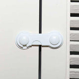Miny Baby Cabinet Safety Lock - Child Safe Cabinet Locks with 3M Adhesive Tape, 2 Pack