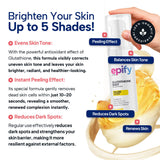 Epify Glutathione Shot, Exfoliating Treatment for Face and Body, Deep Skin Renewal with Glutathione &amp; Arbutin, 2.54 Fl Oz