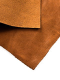 Tan Distressed Pull Up Leather - 8.5" x 11" Pre-Cut Sheets