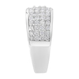 14K White Gold Round Cut Diamond Ring (1.0 Cttw, H-I Color, SI2-I1 Clarity) - Size 6-1/2