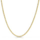 Ice Barrel Chain in 14k Yellow Gold (3.14 mm)