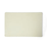 Ivory Elegance Leather Desk Mat + Mouse Pad