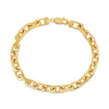 14k Yellow Gold French Cable Chain Bracelet  (6.10 mm)